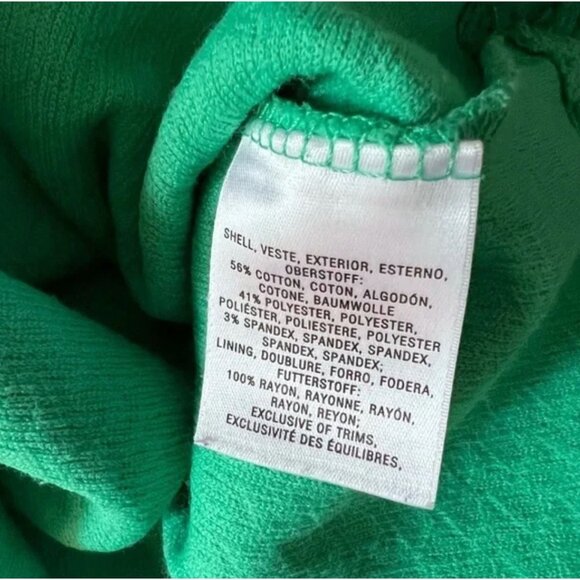 Anthropologie Postmark Matilda Dress Green Cross Back Women's Size 6 Excellent v - Picture 7 of 9